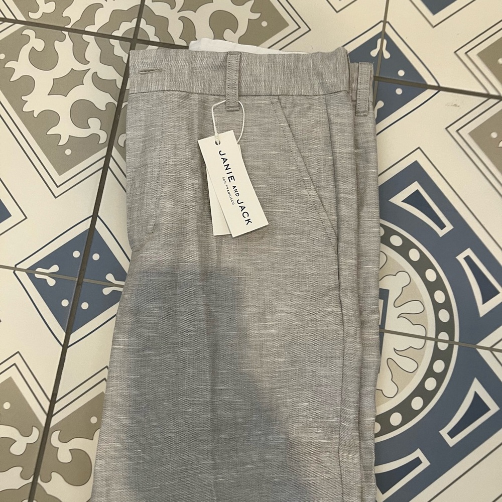 Janie and Jack Elegant Gray Pants